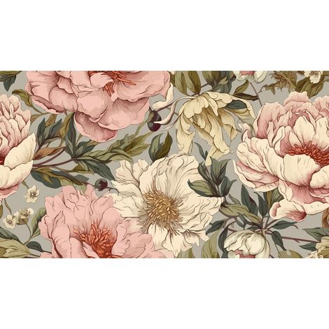 Papier peint panoramique - Fleurs - 130 cm x 74 cm (1/2)