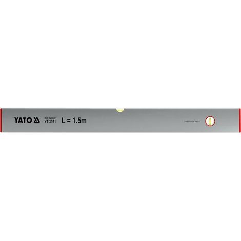 Livella Yato yt-3073 alluminio 250 cm 2 fiale