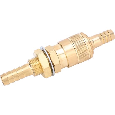 Adaptateur Rapide 8mm Refroidi à l'Eau pour Poste à Souder MIG/MAG TIG (Couleur Jaune) (1/5)