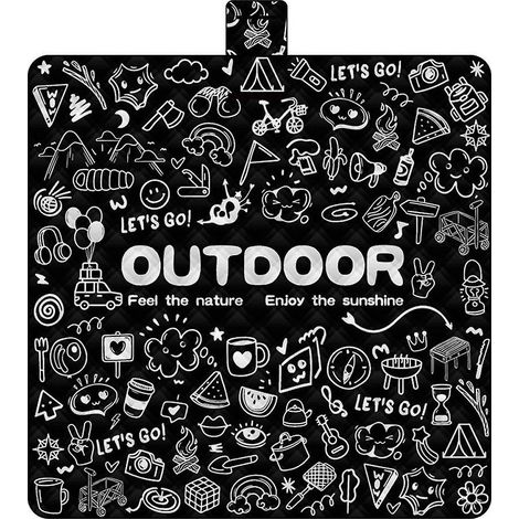 Wasserdichte Outdoor-Campingmatte, dicke Picknickmatte, strapazierfähige Pongee-Bodenmatte, multifunktional