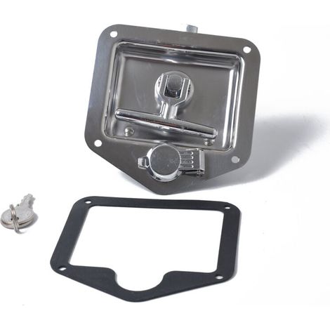 Serrure De Voyage Acier Inoxydable Forme T Pour Caravane Camion Camping Car Véhicule Patrouille (1/4)