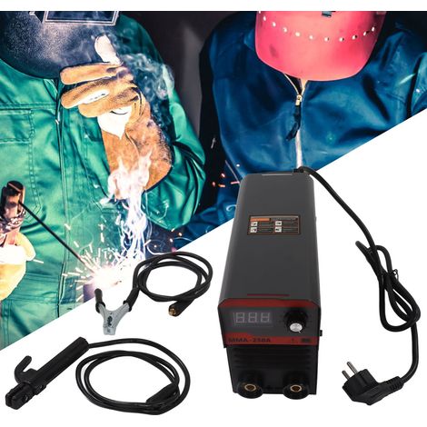 Poste à souder MMA-250 Mini, à onduleur CC, portable, pour usage domestique, 250 A, 220 V, avec affichage numérique. Poste à souder à l'arc, équipement de soudage. (1/5)