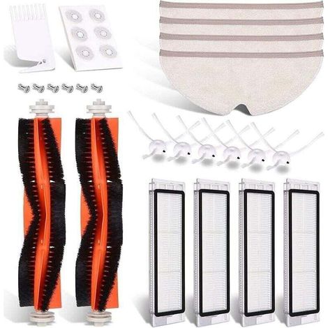 Accessori per Xiaomi S50 S51 S55 S5 S6 Kit di accessori per XU, Xiaomi Roborock Parti di ricambio per aspirapolvere Roborock incluse --Crezuo-Crezuo