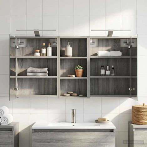 Juego de Muebles de Baño 3 pcs 116 x 16 x 62,5 cm