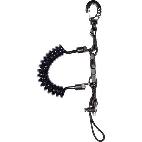 Câble spiralé - Anneau en acier inoxydable - 50 cm — en pp, pour usage quotidien et cadeau ideal (1/4)