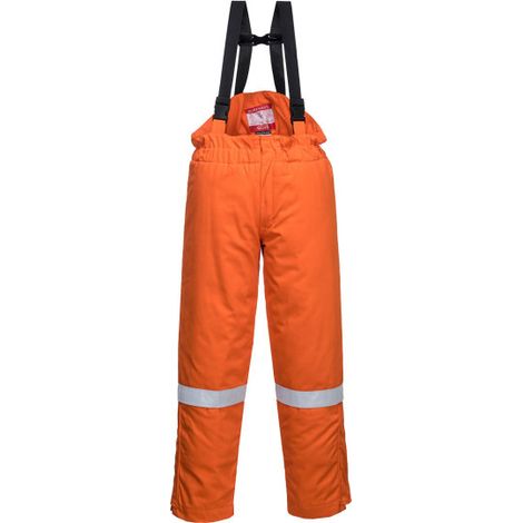 Peto Winter para esquiar ignífugo y antiestático Naranja XXL