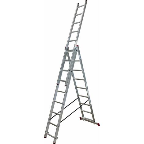 Escalera krause corda 3x11 altura trabajo 7,3 m