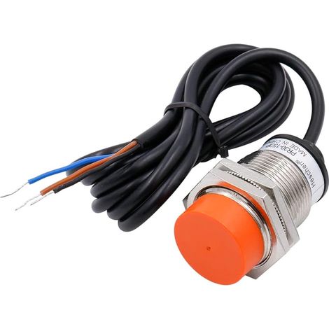 Capteur de proximité inductif PR30–15DP Type cylindrique, détection 15 mm, M30 rond, non blindé, 12–24 VDC 3 fils, PNP NO (normalement ouvert) CE