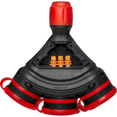 Enchufe triple con tapa hermética 3X2P+Z IP44 extreme schuko (1/5)