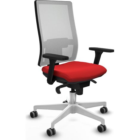 Chaise de bureau piqueras y crespo Horna blanc mousse haute qualité (1/2)