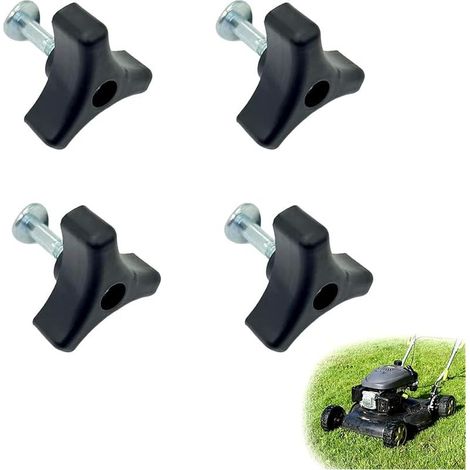 Ensemble De 4 Boulons De Poignée Et Écrous Universels Pour Tondeuse À Gazon – Accessoires Durables Et Ergonomiques Pour Remplacement De Poignées De Tondeuse, Compatibles Avec Divers Modèles (1/5)