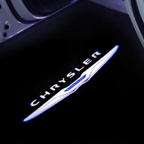 Luce LED di benvenuto per portiera auto con logo effetto fantasma, lampada decorativa per Chrysler 300 300c 200 Sebring FR JR JS Lancia Accessori Tema (1/5)