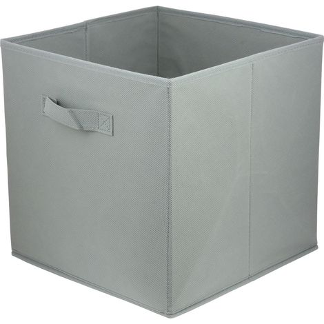Boîte en carton Boîte textile 31x31x31 gris clair - light grey 31x31x31