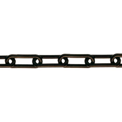Chaîne en plastique masidef 52x21x6mm noir vendu au mètre - dy2700583