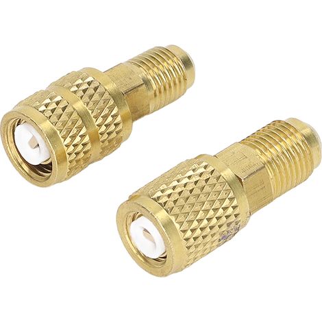 Adaptateur de réfrigérant R22 M1/4SAE x F5/16SAE R410 M5/16SAE x F1/4SAE Adaptateur pivotant en cuivre (1/5)