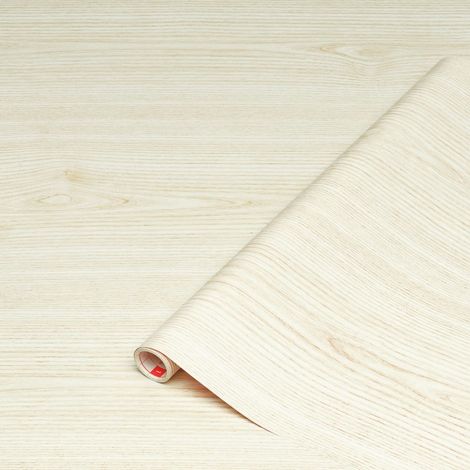 Film adhésif pour Meuble décoratif – Cendre Blanche 45 cm x 15 m (1/4)