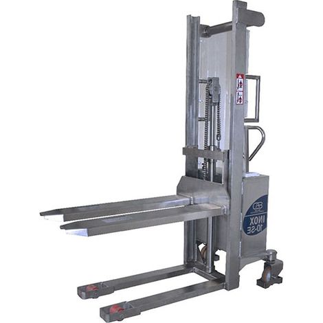 Carrello inox - Sollevamento max 1650mm - Carico max 1000kg - 10SE/304/1650