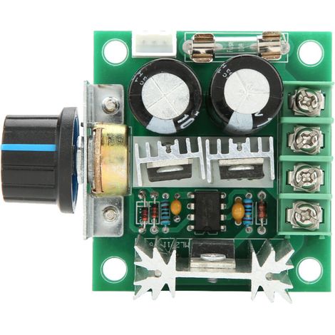 Contrôleur de Vitesse PWM 10A 12-40V pour Moteur à Courant Continu (1/5)