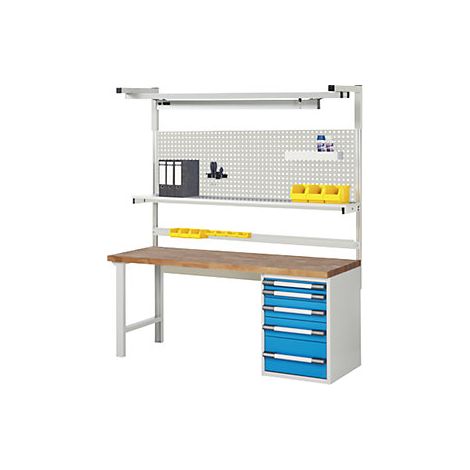 eurokraft pro  Banco da lavoro con sovrastruttura serie 7000 