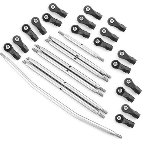 Edelstahl-Lenkgestänge mit Kugelkopf als Ersatz für Axial RBX10 Ryft 1/10 Remote Co