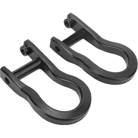 Schwarze vordere Abschlepphaken, robuste Hebeösen, 2-teiliges Set, kompatibel mit Chevrolet Silverado 84072463 (1/5)