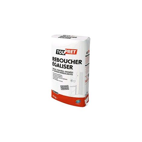 Reboucher Poudre Grands Travaux 25kg - Toupret