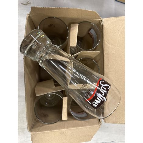 Surfine - Lot de 6 verres à bière 25 cl - Neuf