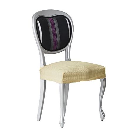 Eysa Aquiles Coprisedia Elastico, Poliestere-Cotone, Beige, 33x22x4 cm, 2 unità (1/4)