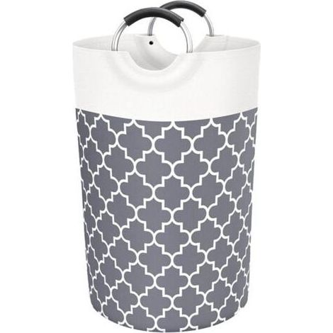 1pc Gris 82L Panier Armoire Bac Linge Panier Linge Corbeille A Linge Panier A Linge Panier Linge Sale Panier A Linge Armoire De Rangement Laundry Basket Bac De Linge Sale (1/4)
