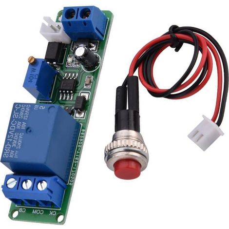 Module de temporisation programmable 12 V, minuterie réglable 1 à (1/5)