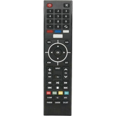 Schwarze Fernbedienung für Element TV ELSW3917BF E4SFT5017 (1/5)