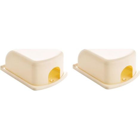 2 pièces Couvercle de Protection Interrupteur Mural Abs Lot de Étanche et Ignifuge Protège Bouton Poussoir Sécurisé pour Chambre Denfant et Décoration (1/5)