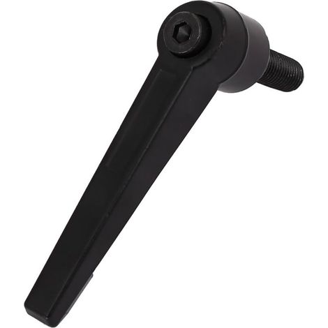 M12x95mmx32mm Außengewinde Verstellbarer Hebelgriff Maschinengriff Noir (1/3)