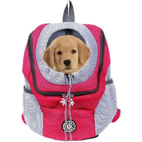Sac à dos de transport pour petits chiens/chats jusqu'à 3 kg, mains libres