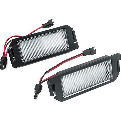 Kennzeichenbeleuchtung – Weiße LEDs – Für Hyundai i10, i20, Tiburon, Veloster, XG30, Kia Rio, Picanto, Soul – 2er-Set (1/5)