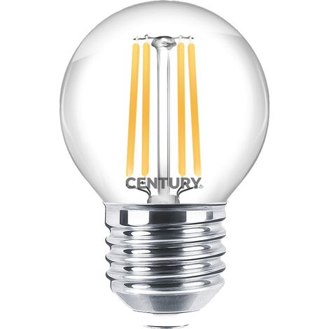Century LAMPADA A FILAMENTO LED SFERA E27 Luce calda  6 W - 806 lumen 10.00 pz