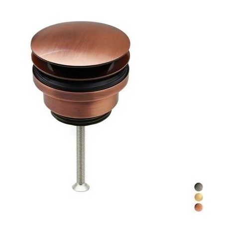 PILETTA CLIC CLAC IN OTTONE CERTIFICATO NF Misura: 1"1/4 - Dorata