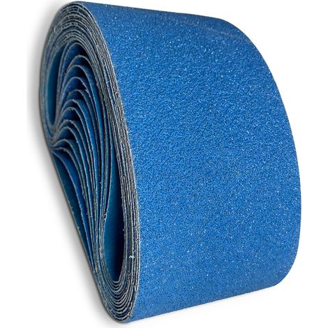 15 Pièces Bandes Abrasives 100 x 610 mm Grain 60 (1/5)