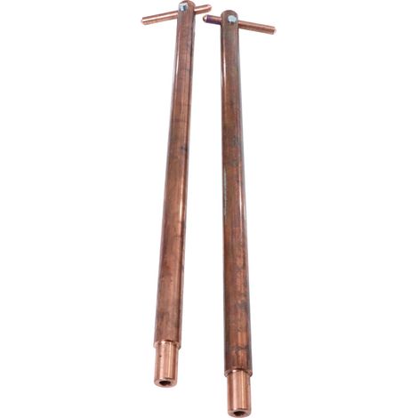 CU-Elektrodenarme inkl. Ø 10mm Elektroden, L=500mm (1/2)