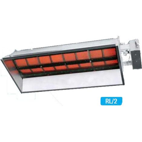 Sovelor - Chauffage rayonnant infrarouge avec brûleur gaz naturel 2 allures - RL14-2GN