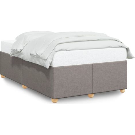 Maison Exclusive - Giroletto senza Materasso Tortora 120x190 cm Tessuto (1/5)