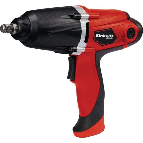 Einhell Clé à chocs électrique CC-IW 450 (450 W, 300 Nm, commutateur à bascule rotation avant/arrière) Livré avec douilles de 17, 19, 21 et 22 mm