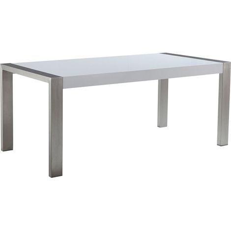 Dining Table ARCTIC Silver 180 cm 90 cm
