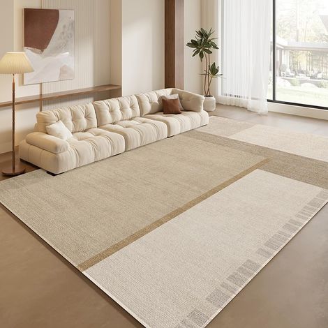 Tapis créatifs confortables, moquette pleine surface pour salon, tapis de chambre facile d'entretien, antidérapant, doux, bord de lit, 1 pièce (1/5)