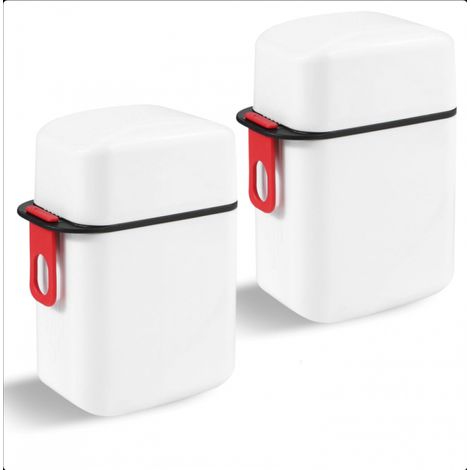 Lot de 2 pièces Boîtes à Savon, Boite Savon Voyage Etanche, Porte Savon de Bain Solide, pour Randonnée, Camping, Maison, Salle de Bain, Cuisine (1/5)