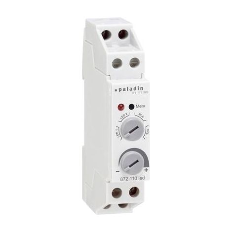 Müller 23384 Hutschienen Dimmer Geeignet für Leuchtmittel: LED-Lampe, Glühlampe, Halogenlampe, Energ