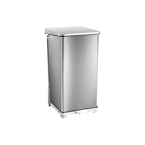 Cubo industrial con pedal  acero inoxidable  capacidad 90 l  H