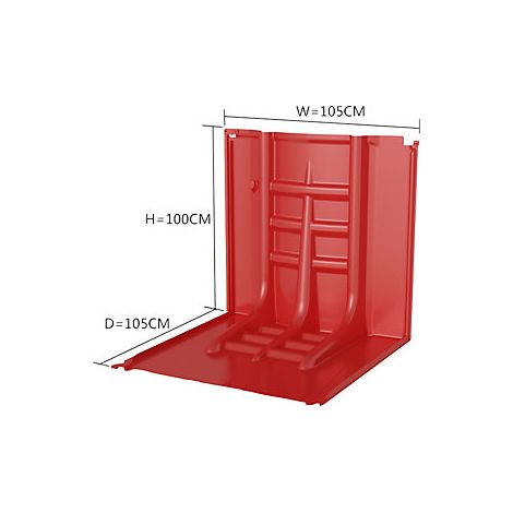 kaiserkraft Barriera antiallagamento plastica lungh x largh