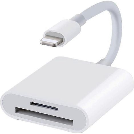 SD/TF-Kartenleser mit zwei Steckplätzen und Lightning-Anschluss – 2-in-1-Speicherkartenadapter, Plug-and-Play (1/5)