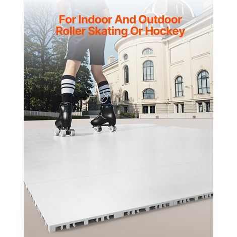 Revêtement de sol pour hockey, 315 x 315 mm, dalles de sol polyvalentes emboîtables, 15 pcs, dalles de piste de danse, planche d'en… (1/5)